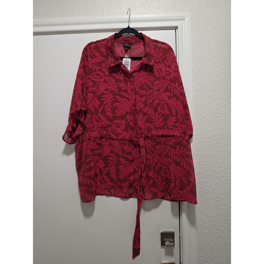NWT Torrid Chiffon Shirt Sz 2